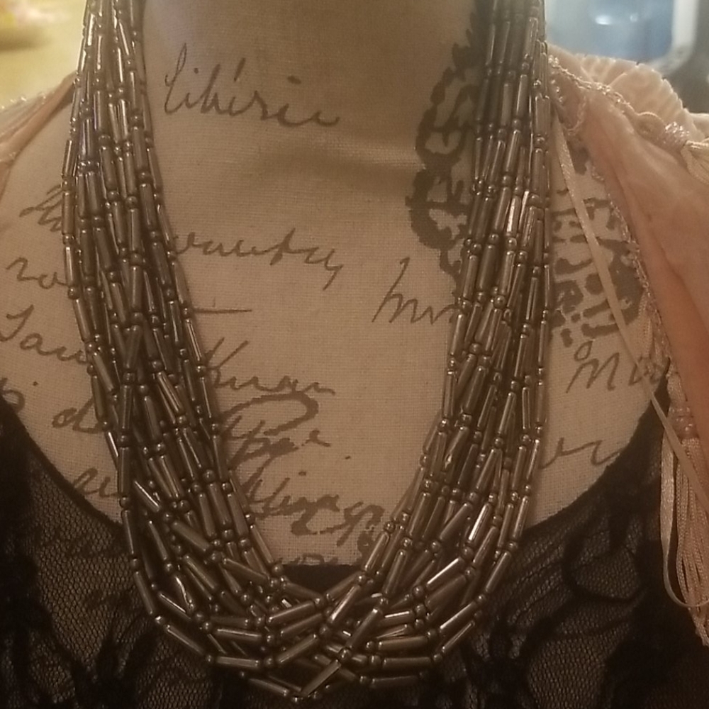 Vintage multistrand necklace PM 389A